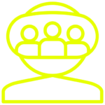 AES 2023 - ICON ELEMENT - APPLICATION FOCUS - VIRTUAL COLLAB MEETINGS #E7FF00